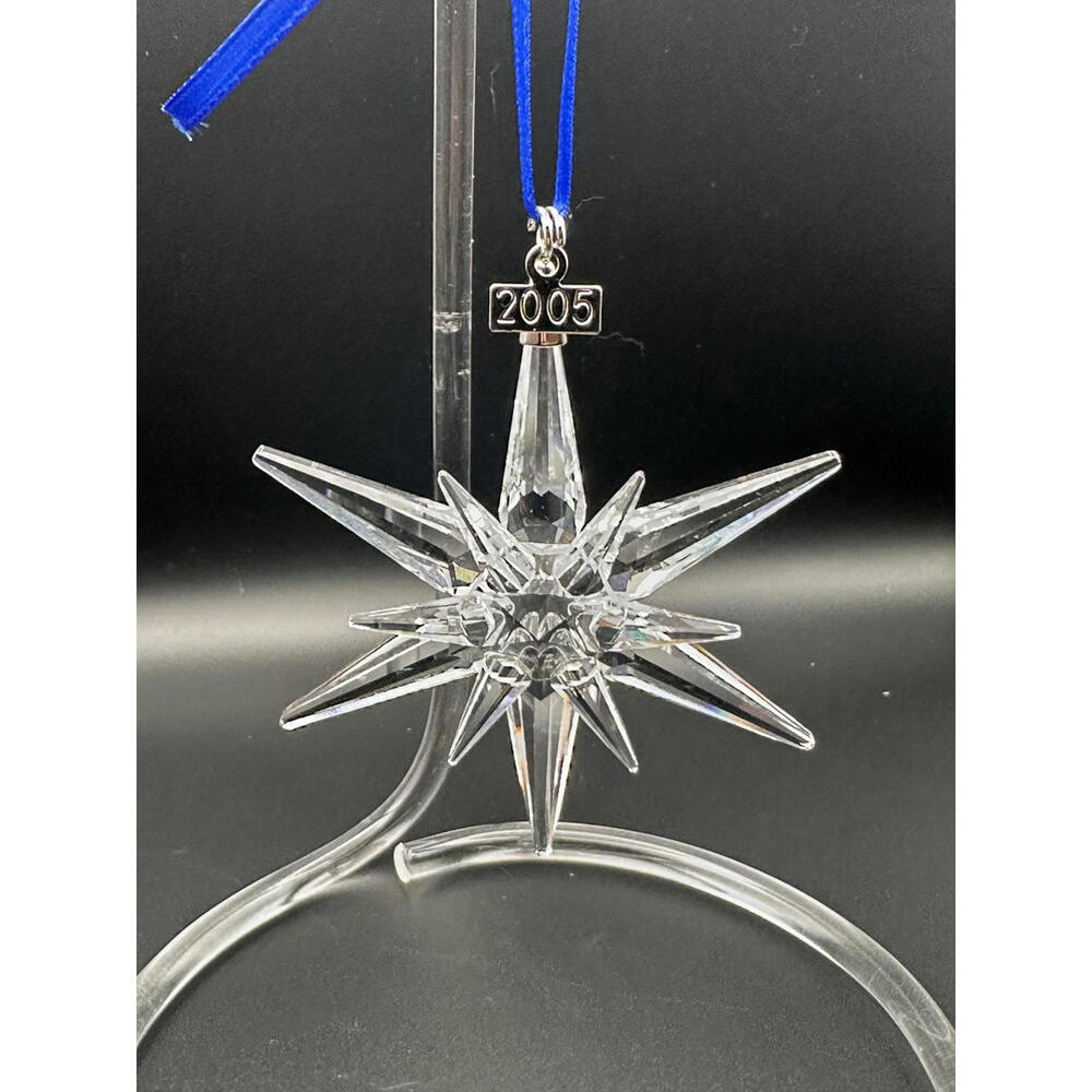 Swarovski 2005 Christmas Ornament Crystal Star